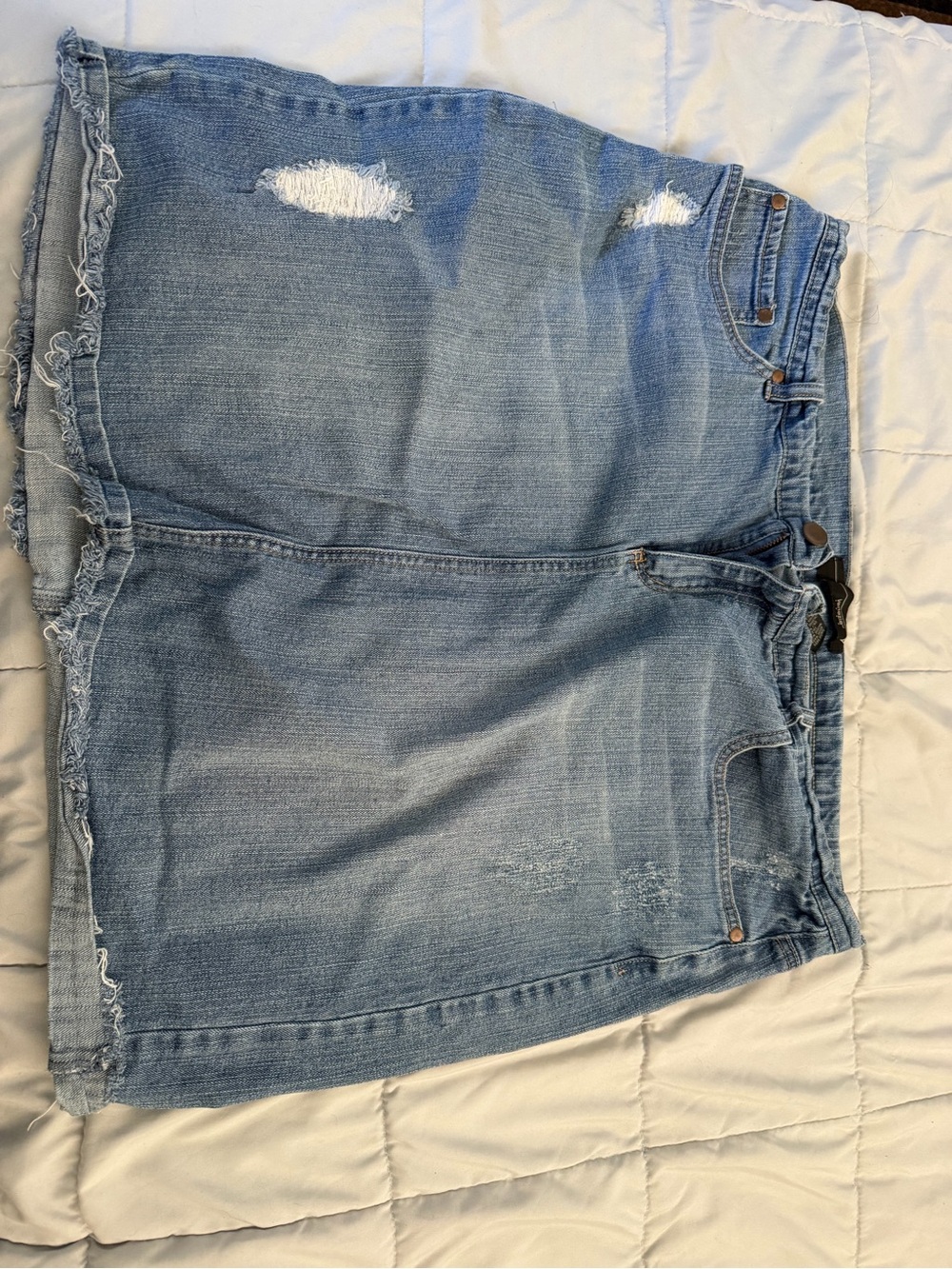 Venezia Light Blue Denim Skirt